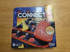 Connect 4 Frenzy Hasbro Game 2-6 Players Fast Disc Game Minor Box Wear FreeSH