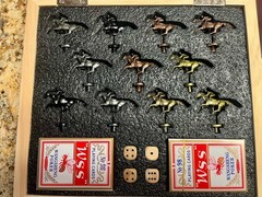 TooyBing Large 21 Inches Horse Race Board Game, Horse Racing Game – New!