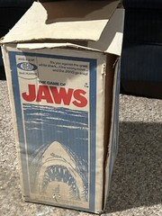 Jaws Movie COMPLETE Game Shark vintage 1975 Ideal w Box ALL Pieces w Hook Manual