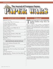 COMPASS GAMES PAPER WARS ISSUE #110: RED PARTISANS MAGAZINE & GAME MINT NISW 🪖