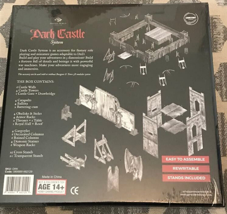 Game Start Studio Fantasy World Creator Dark Castle System D&D Pathfinder