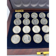 Vintage 1986 Franklin Mint National Historical Society Civil War Checkers Set