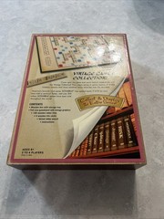 Scrabble Vintage Game Collection Bookshelf Board Game 100% Complete