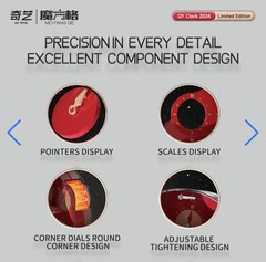 NEW QIYI 2024. RED LIMITED EDITION CLOCK. Rare!