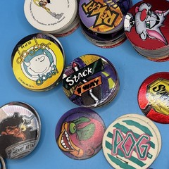 Lot of 175+ POGs, Slammers and Milk Caps – Various characters, shapes, etc.