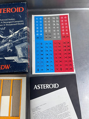 Asteroid, Series 120 Games vintage science fiction boardgame GDW 1980 Complete