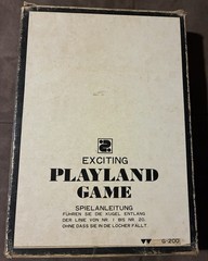 Exciting Playland Game 1970’s German Wooden Maze Toy Vintage Pre-owned