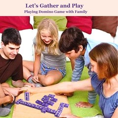 Dominos Set for Adults – Double 6 Dominos – Dominoes Set for Kids and Adults – 2