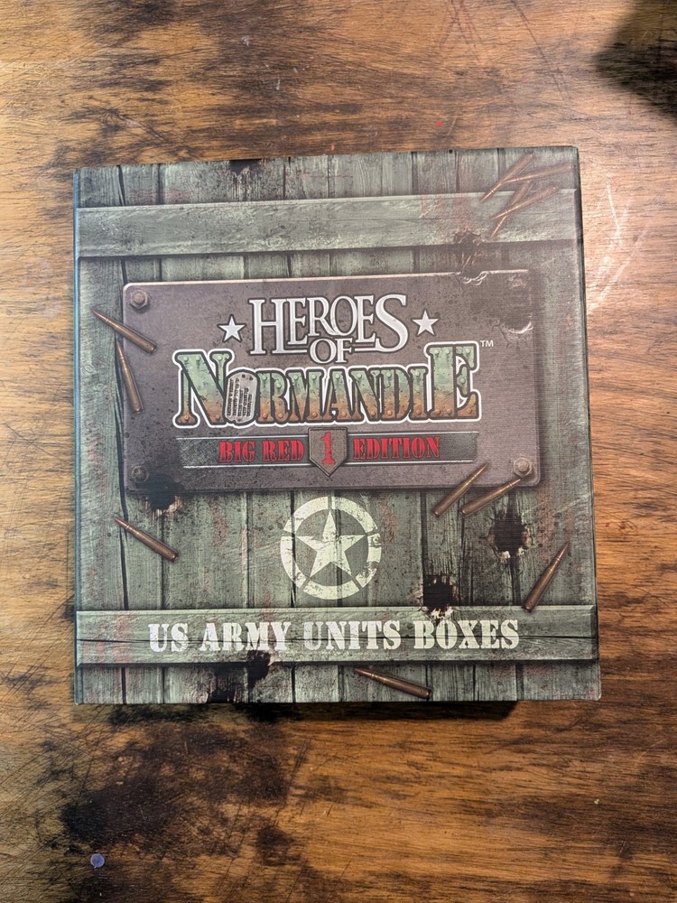 Heroes Of Normandie Big Red Edition 1 US Army Units Boxes