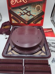 Milton Bradley 4034 Scrabble Deluxe Edition Board Game – Complete
