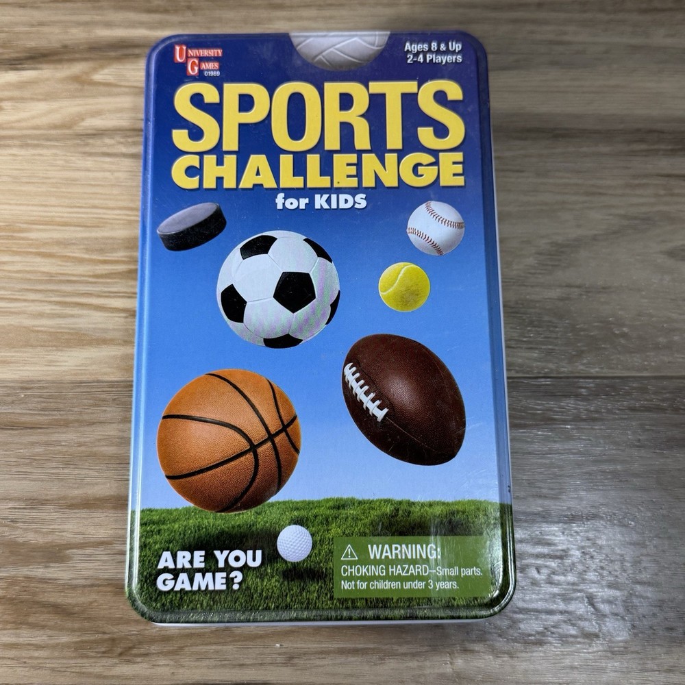 University Games Sports Challenge for Kids Board Game Complete Family Fun