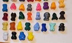 Crazy Bones Gogo’s 1990 Original Gogo’s complete set with Metal long neck Speedy