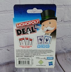Monopoly Deal Card Game Hasbro Game New in Box. 2-5 Players. Play In 15 Minutes