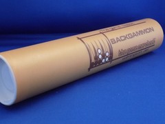 Brand New Vintage Backgammon Travel Game Tube 1978 The Game Merchant #254