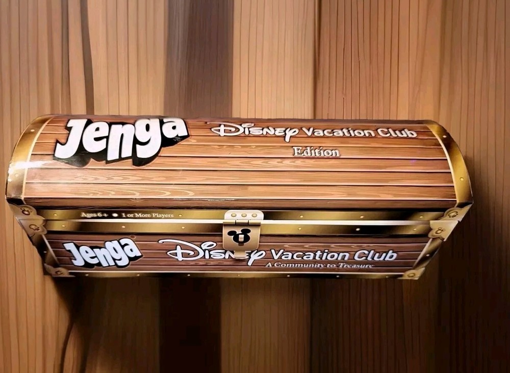 DISNEY VACATION CLUB Jenga PIRATES OF THE CARIBBEAN Edition OPEN BOX / UNUSED
