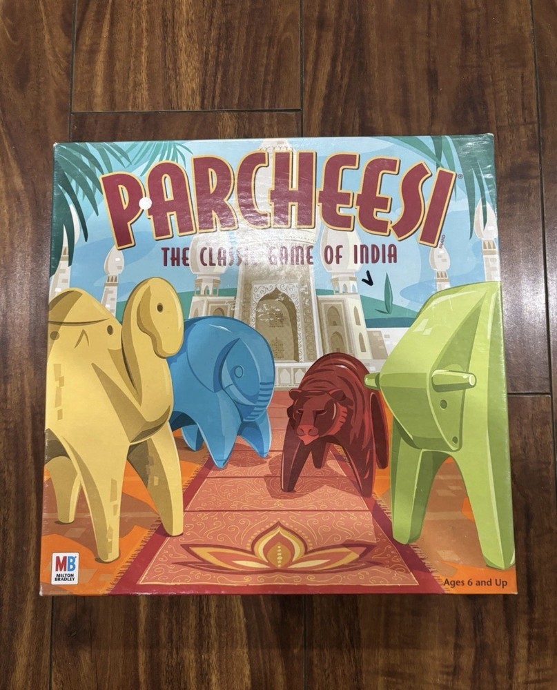 2001 Milton Bradley Parcheesi The Classic Game of India Board Game Complete Read