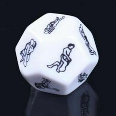 12 Side Sexy Position Dice Bachelor Party Adult Couple Secret Funny Games Tools