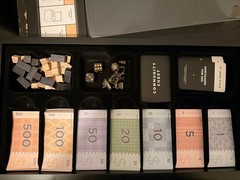 Monopoly | Pottery Barn Luxury Edition | Low-Profile Wooden Black Version