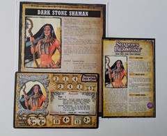 Shadows of Brimstone Dark Stone Shaman Hero Pack – Resin Unboxed KS Edition New