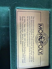 Franklin Mint MONOPOLY Gold Collector’s Edition Wood Board Game 1991 With Table