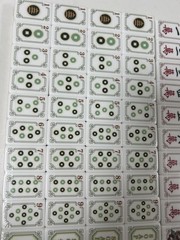 American Mahjong Game Set, 160 tiles Mustard Yellow Mah Jong Tiles