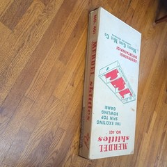 Vintage Merdel Game Skittles No 401 Excellent, Complete, Original box, spin top