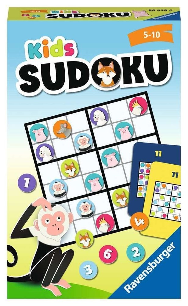 Ravensburger Kids Sudoku 20850 Logic Game for a Child from 5 to 10 Years