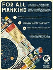 For All Mankind Board Game – Explore the solar system, Blow up your friends