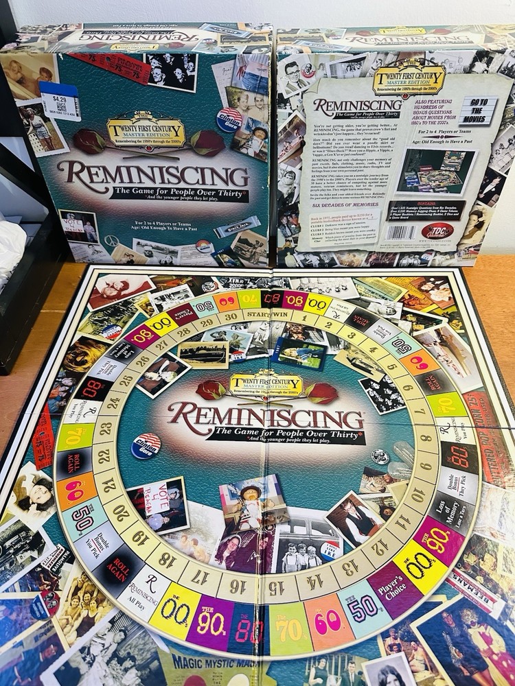 Reminiscing Twenty First Century Master Edition Board Game Complete Set