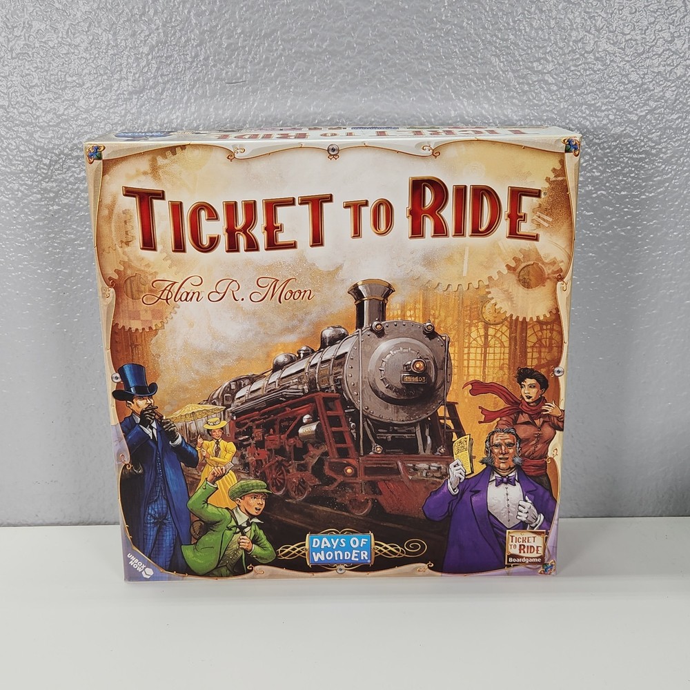 Ticket To Ride Board Game Alan R Moon Days Of Wonder Factory Sealed Contents