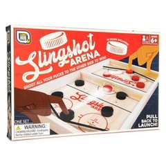Fast Sling Puck Game Wooden Hockey Table Game Foosball Winner Board Game, Gift.