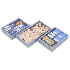 Folded Space Game Inserts for Age of Innovation Board Game Organized Setup