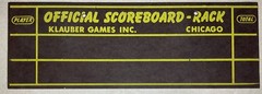 Vintage Klauber Games Inc. Official Scoreboard Rack Chalkboard-Chicago USA