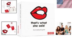 That’s What She Said: Hilarious Adult Party Game with 458 Cards for 4+ Players
