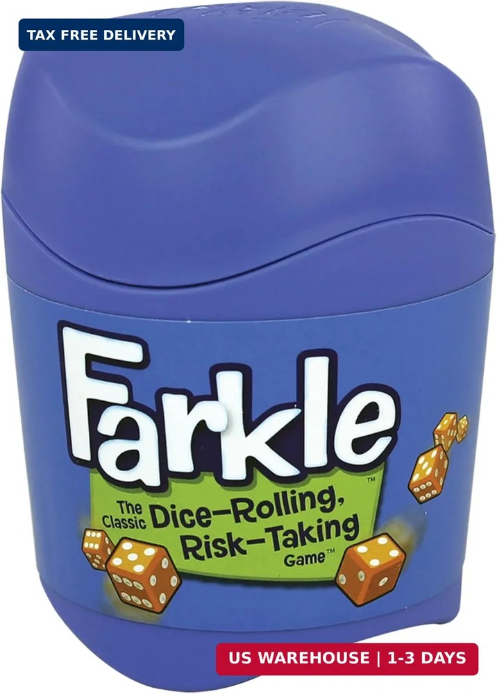 Farkle Classic Dice Game – Kids, Family Games, Travel Game, Adult Games, Board G