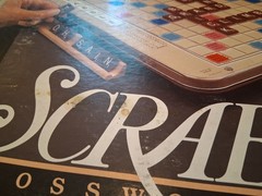 VTG 1989 Scrabble Deluxe Turntable Edition Milton Bradley 4034 All 100 Tiles