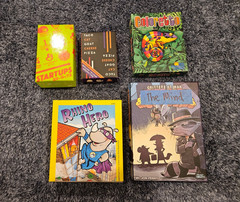 Board Game Lot Rhino Hero The Mind Coloretto Things in Rings Incan Gold Startups