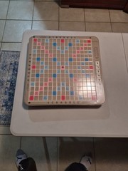 Vintage 1989 Milton Bradley 4034 Scrabble Deluxe Edition Board Game