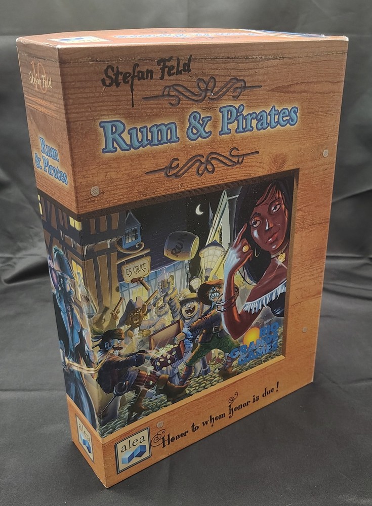 Rum & Pirates board game from Stefan Feld and Rio Grande Games — 100% complete