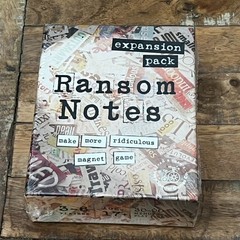SEALED Ransom Notes The Ridiculous Word Magnet Party Game Expansion Pack