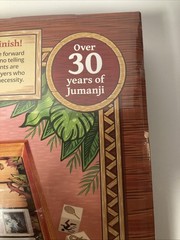 Jumanji Board Game Wooden Box Classic Retro Real Wood Case NEW SEALED
