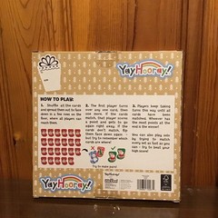 YayHooray! Jumbo Memory Match Giant Card Game.