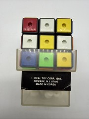 Vintage 1982 Ideal Corp RUBIK’S GAME Peg Toy Complete: Cube, Original Box, Rules