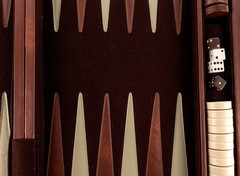 Vintage Pro Tournament Backgammon Set For Restoration 70-80s 23.5″ 1.4″ Checkers