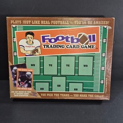 Vintage Football Trading Card Board Game use any Brand Year Cards w/ Statistics