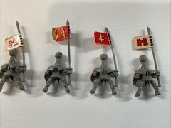 Vtg Battle Masters Board Game Replacement Knights 4x Milton Bradley Parts Pieces