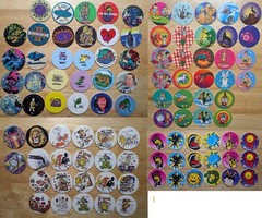 Vintage Lot of 97 Pogs / Milk Caps 1990s 80s Various Brands