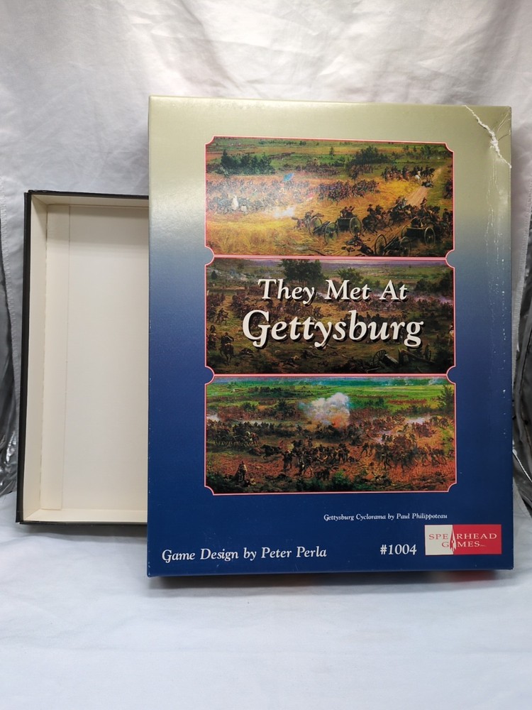 *Empty Box* They Met At Gettysburg Board Game Empty Box