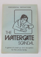 1973 Vintage Watergate Scandal Card Game Mid Century Politics Made in USA