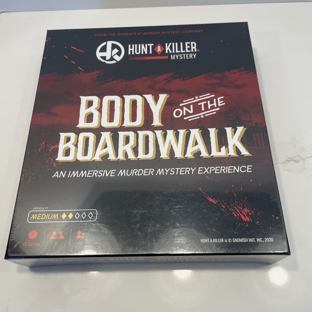 New “Hunt A Killer: Body On The Boardwalk” Immersive Murder Mystery Board Game
